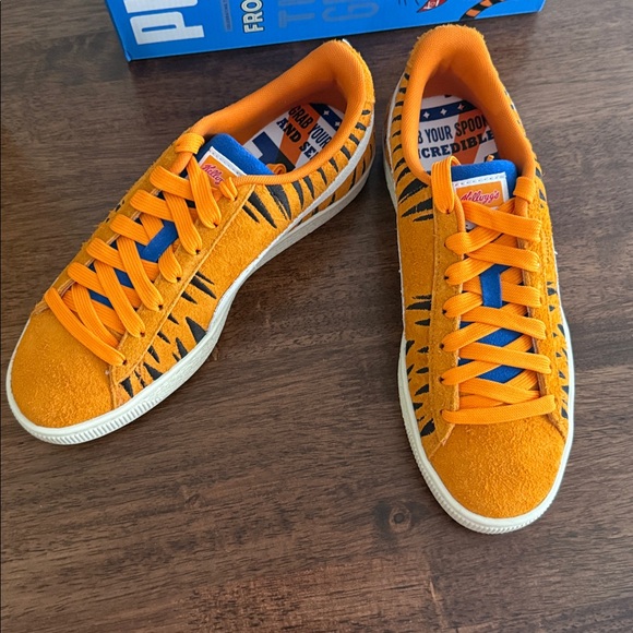 Puma Kellogg’s Frosted Flakes adult suede Tony the Tiger sneakers - Picture 2 of 12
